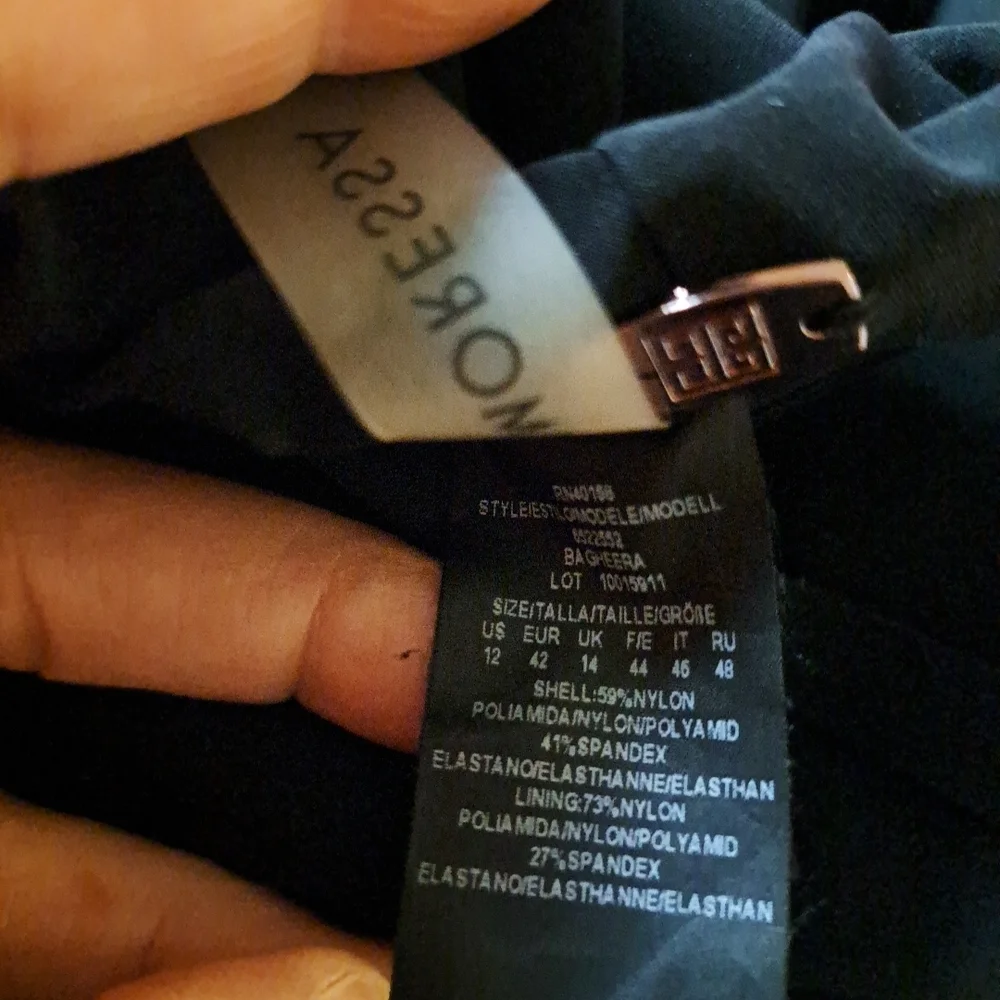 Amoressa Swimsuit Black Size 12 Excellent Condition